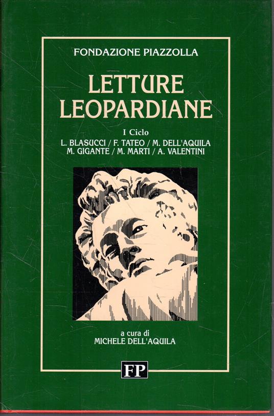 Letture leopardiane: primo ciclo - copertina
