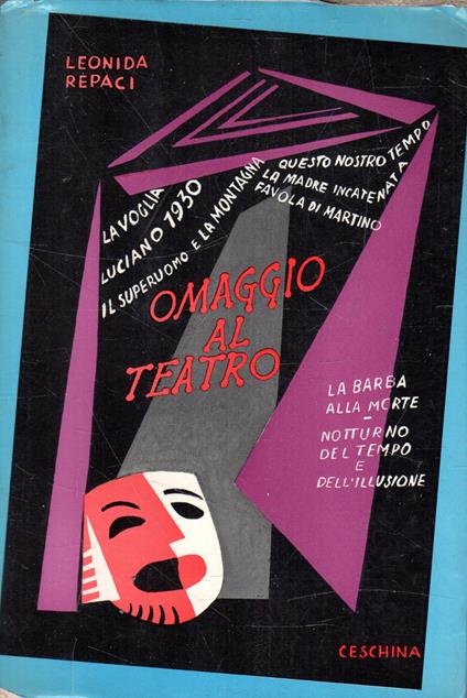 Omaggio al teatro - Leonida Rèpaci - copertina