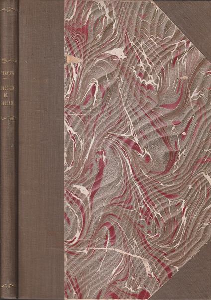 Specchio dè peccati del P. Domenico Cavalca, ridotto a miglior lezione coll'aiuto di più testi a penna per opera di Francesco Del Furia - copertina