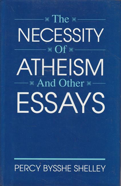 The necessity of atheism and other essays - copertina
