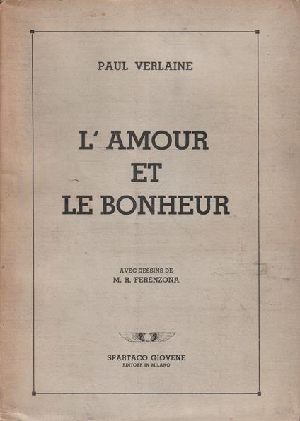 L' amour et le bonheur - copertina