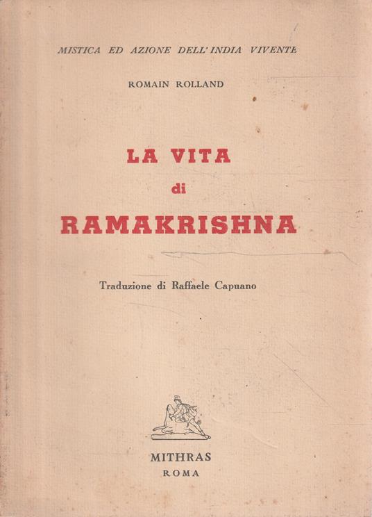 La vita di Ramakrishna - Romain Rolland - copertina