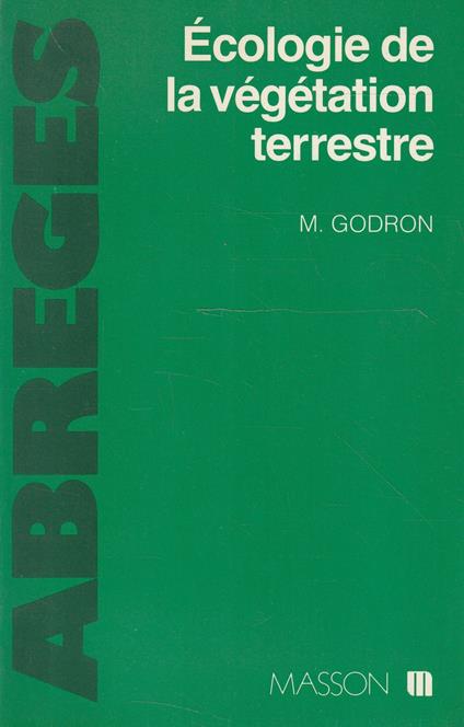 Écologie de la végétation terrestre - copertina