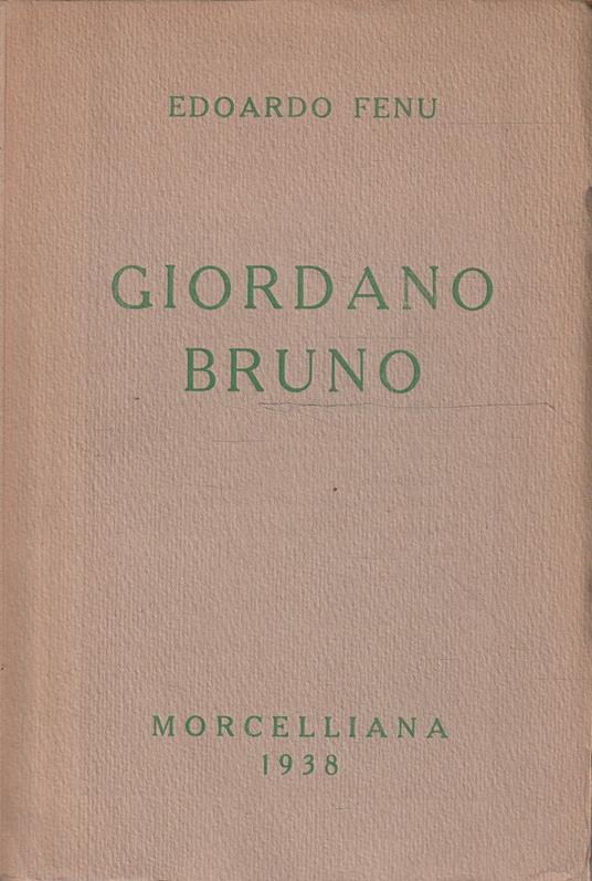 Giordano Bruno - Edoardo Fenu - copertina