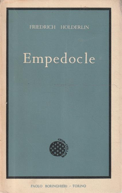 Empedocle - Friedrich Hölderlin - copertina