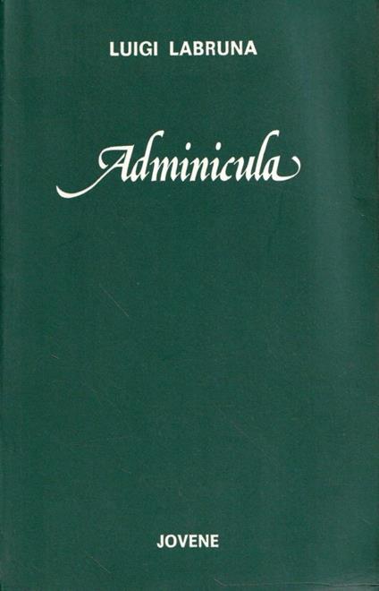Adminicula - Luigi Labruna - copertina