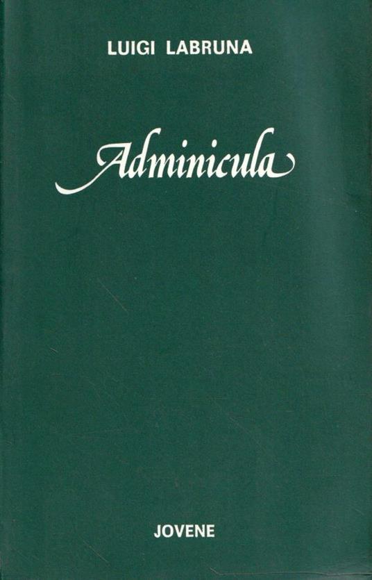Adminicula - Luigi Labruna - copertina