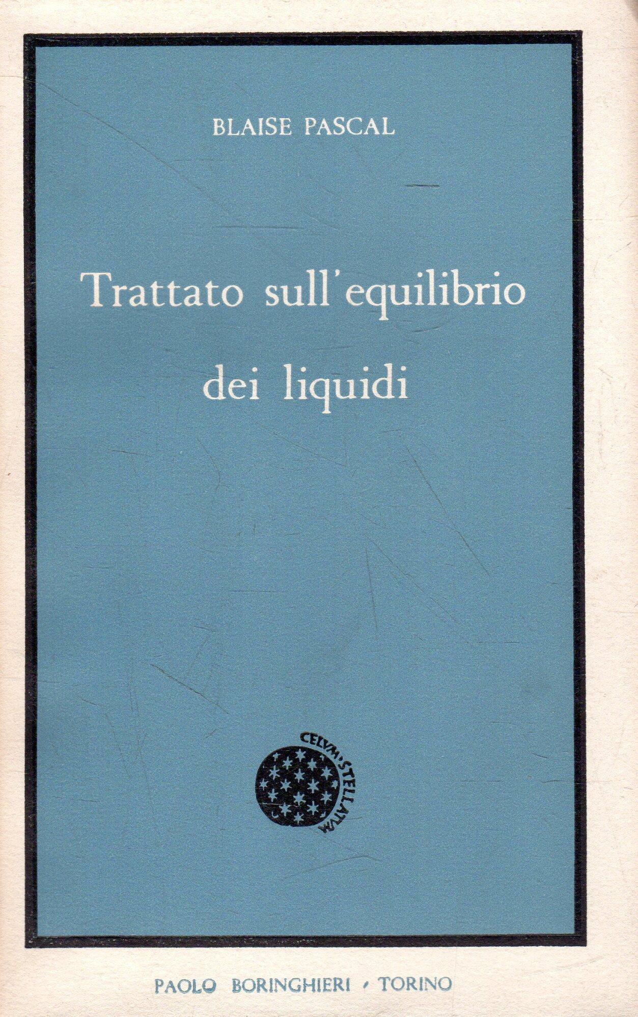 Trattato sull'equilibrio dei liquidi