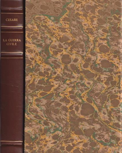 La guerra civile - G. Giulio Cesare - copertina