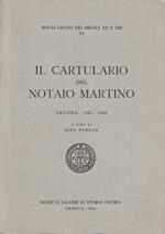 Il cartulario del Notaio Martino - Savona, 1203-1206