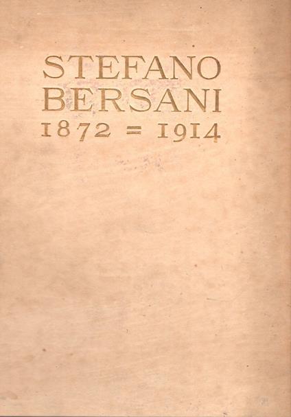 Stefano Bersani 1972 -1914 - copertina