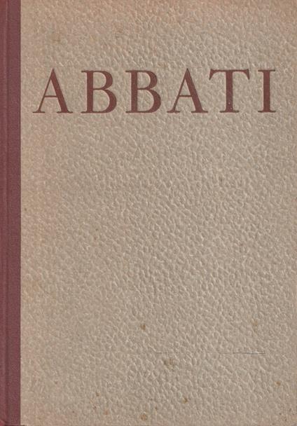 Giuseppe Abbati - Renzo Baldaccini - copertina