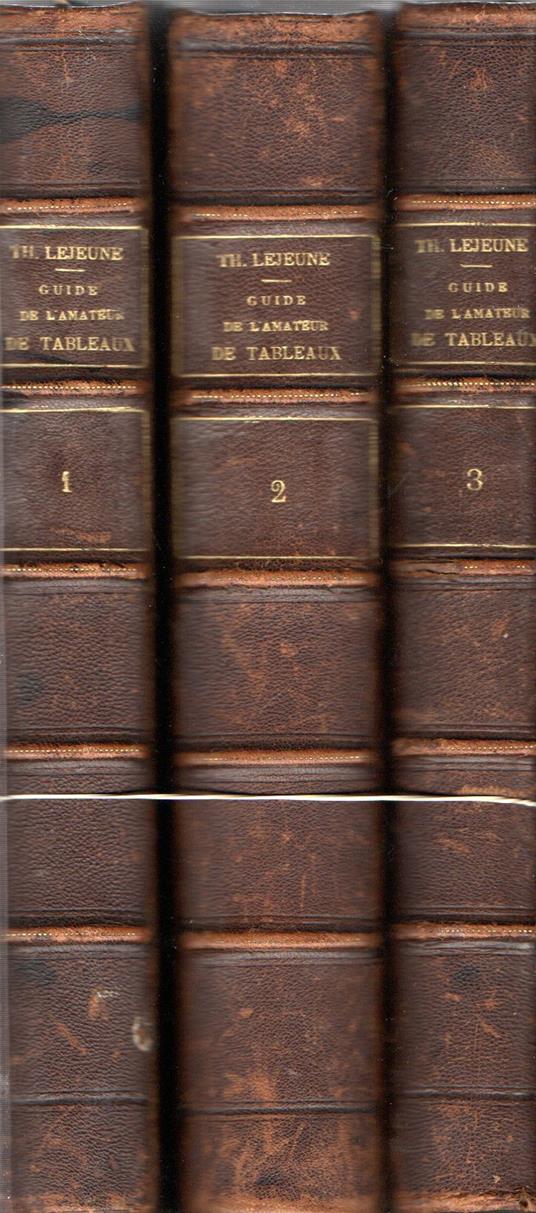 Guide théorique et pratique de l'amateur de tableaux (3 vv) - copertina