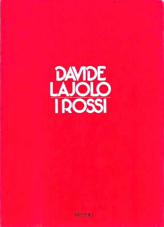 I Rossi - Davide Lajolo - copertina