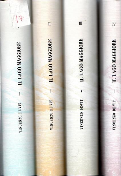 Il Lago Maggiore. Stresa e le Isole Borromee (4 volumi) - copertina