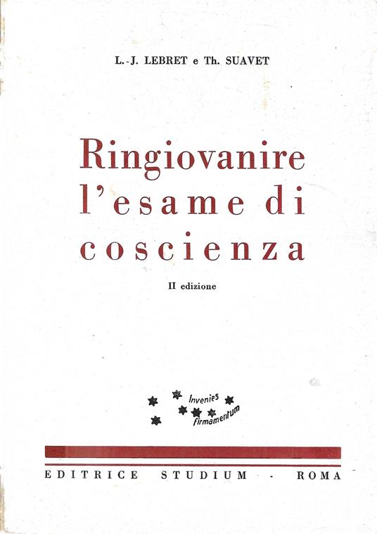Ringiovanire l'esame di coscienza - copertina