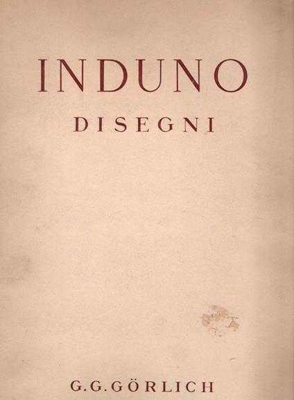 Induno: Disegni - copertina