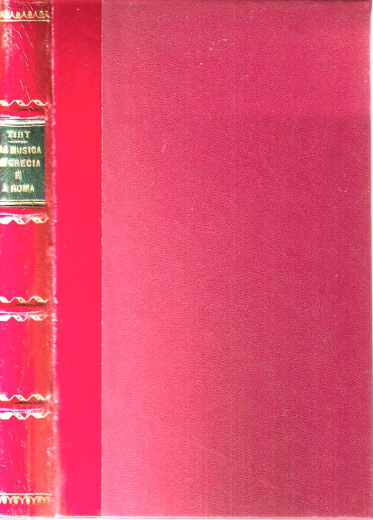 La musica in Grecia e a Roma - Ottavio Tiby - copertina