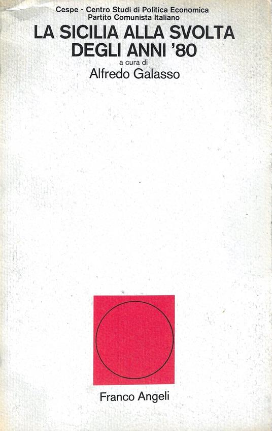 La Sicilia alla svolta degli anni '80 - copertina