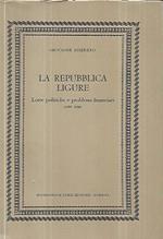 La repubblica ligure: Lotte politiche e problemi finanziari (1799-1799)