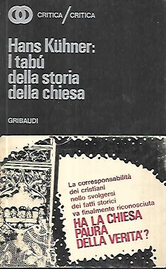 I tabù della storia della chiesa - copertina