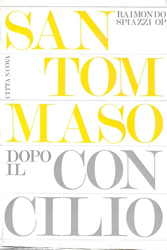 San Tommaso dopo il Concilio - copertina