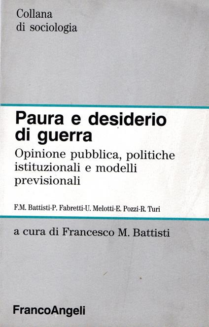 Autografato! Paura e desiderio di guerra - copertina