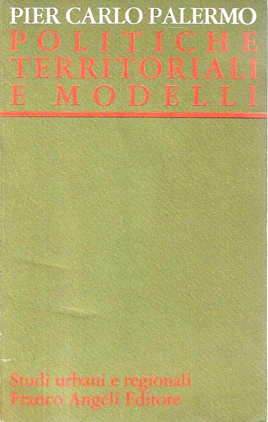 Politiche territoriali e modelli - copertina