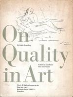On quality in art : criteria of excellence, past and present