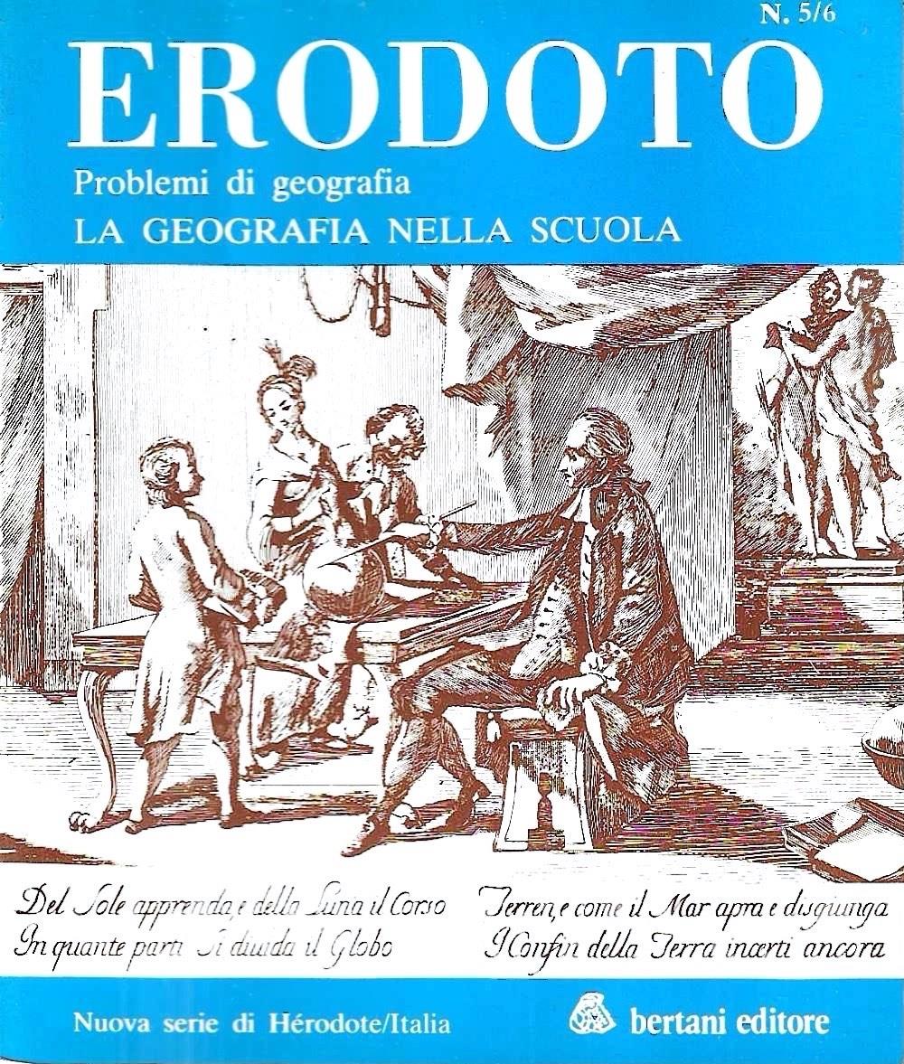 La geografia nella scuola. Rivista "Erodoto. Problemi di geografia", n.5-6/1982
