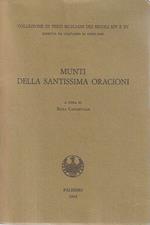 Muniti della santissima oracioni
