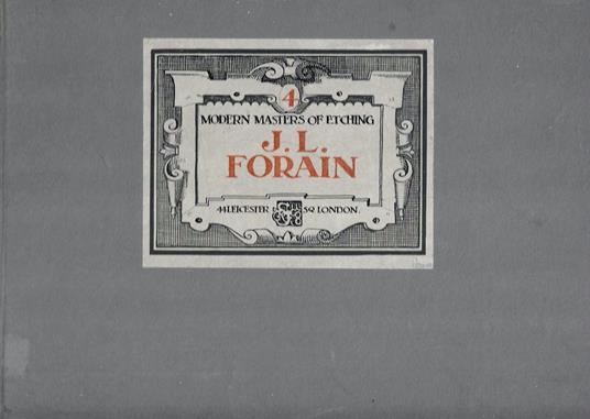 Jean-Louis Forain - Les Maitres Modernes de l'Eau-forte - copertina