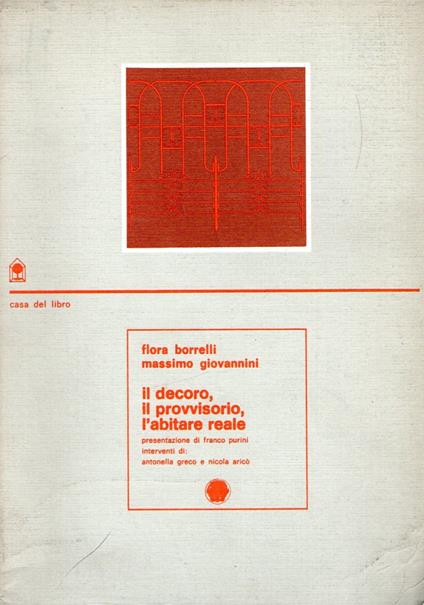 Il decoro, il provvisorio, l'abitare reale - copertina