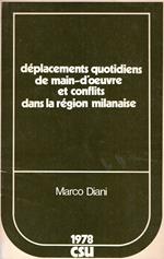 Deplacements quotidiens de main-d'oeuvre et conflits dans la region milanaise