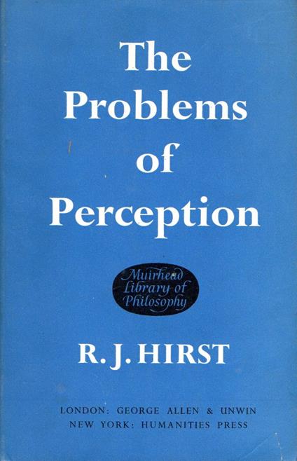 The problems of perception - copertina