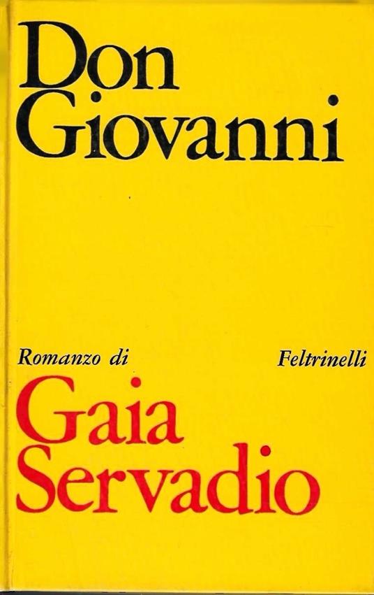 Don Giovanni - L'azione consiste - Gaia Servadio - copertina