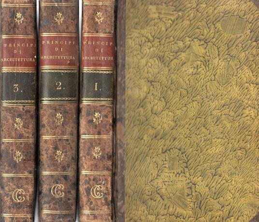 Ottimo!!! Principi di Architettura Civile (in 3 tomi) - Francesco Milizia - copertina