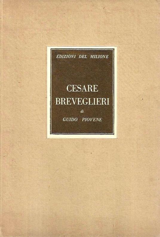 Cesare Breveglieri - Guido Piovene - copertina