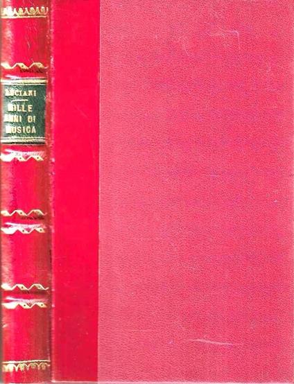 Mille anni di musica - S. A. Luciani - copertina