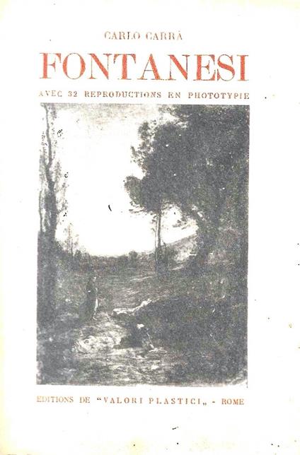 Fontanesi, avec 32 reproductions en photypie - Carlo Carrà - copertina