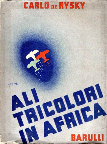 Ali tricolori in Africa - Carlo De Rysky - copertina