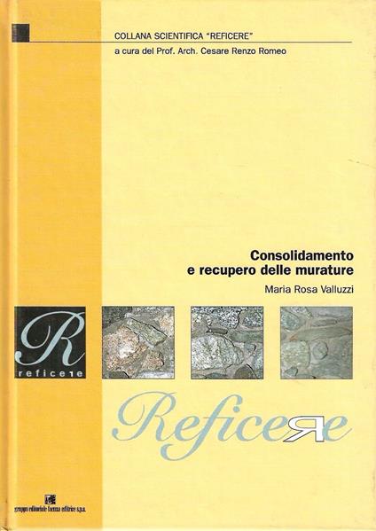 Consolidamento e recupero delle murature - copertina