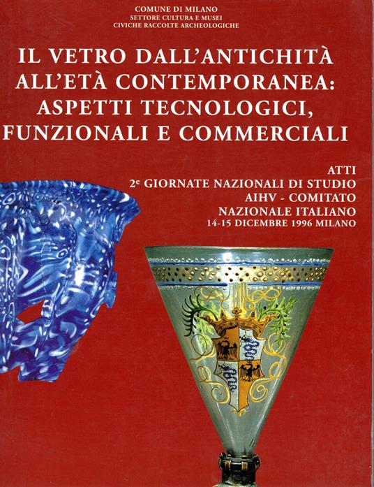 Il vetro dall'antichità all'età contemporanea - copertina