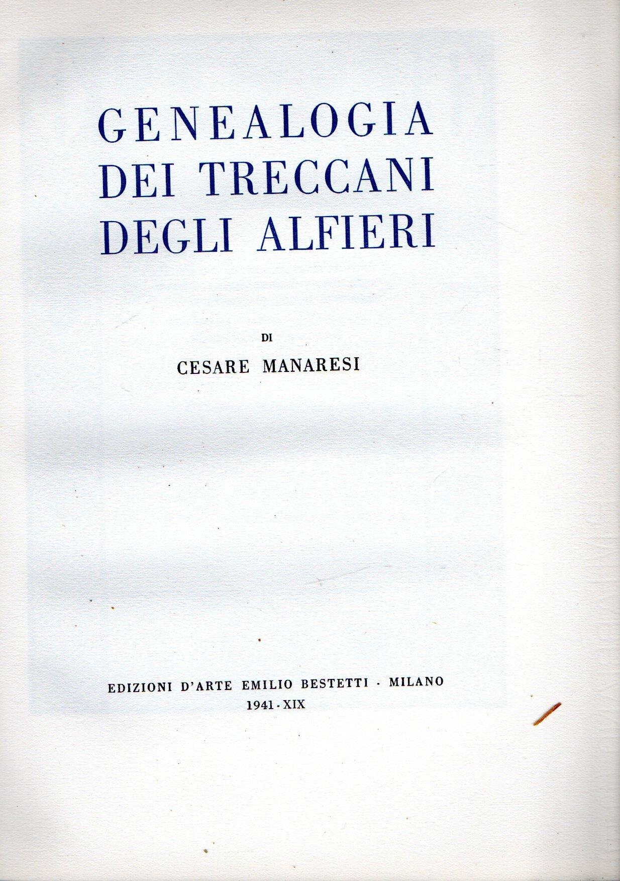 Genealogia dei Treccani degli Alfieri