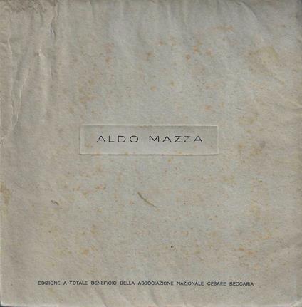 Aldo Mazza - copertina