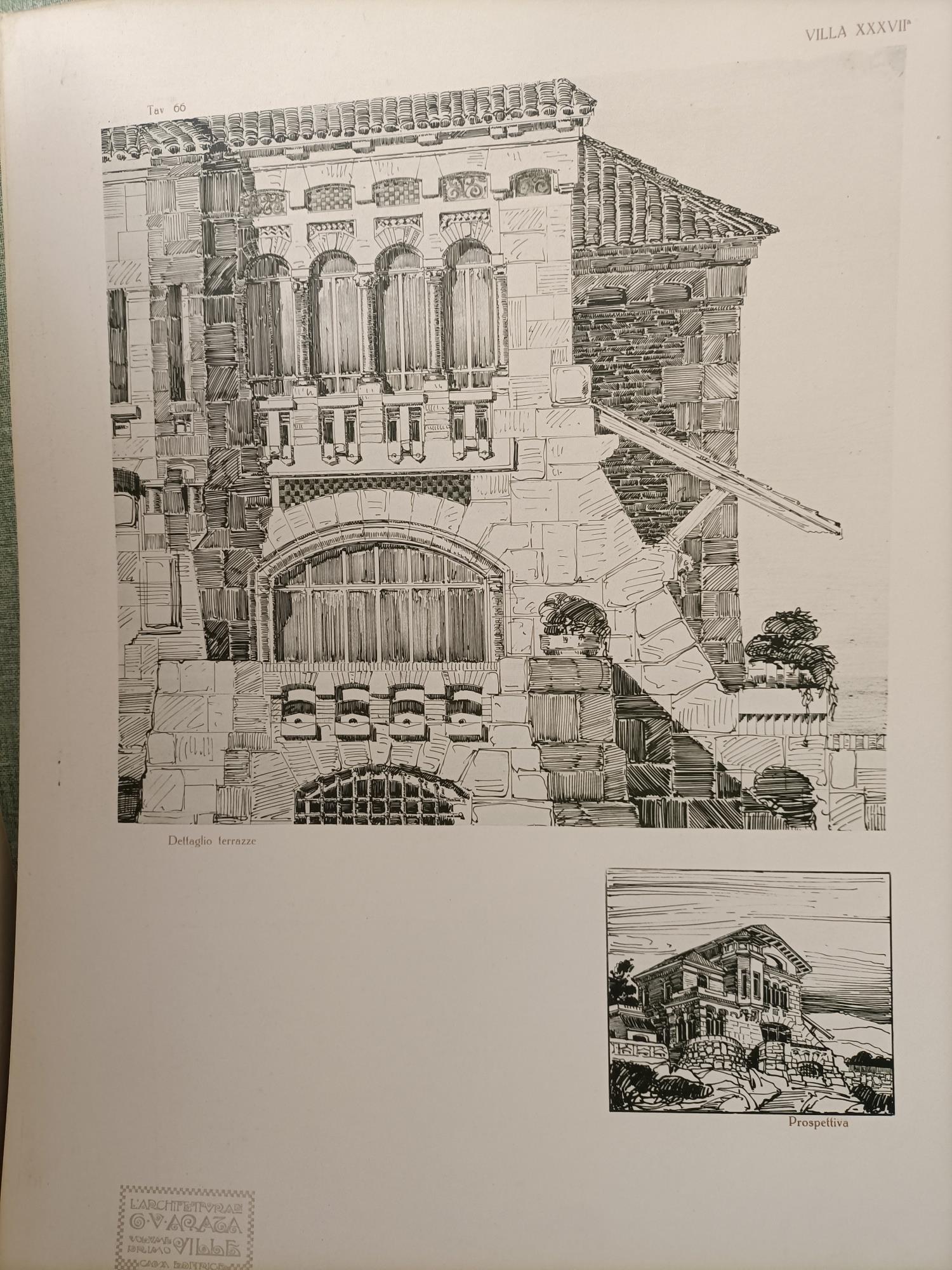 L' architettura di Giulio Varata : Ville (Primo Volume)