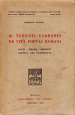 Autografato! M. Terenti Varronis De Vita Romani