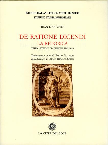 De ratione dicendi. La retorica - copertina