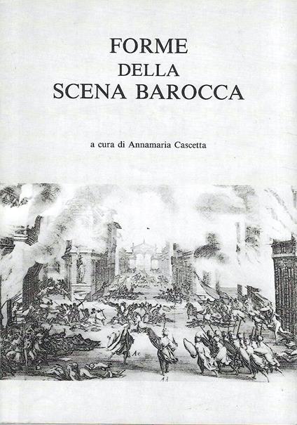 Forme della scena barocca - copertina