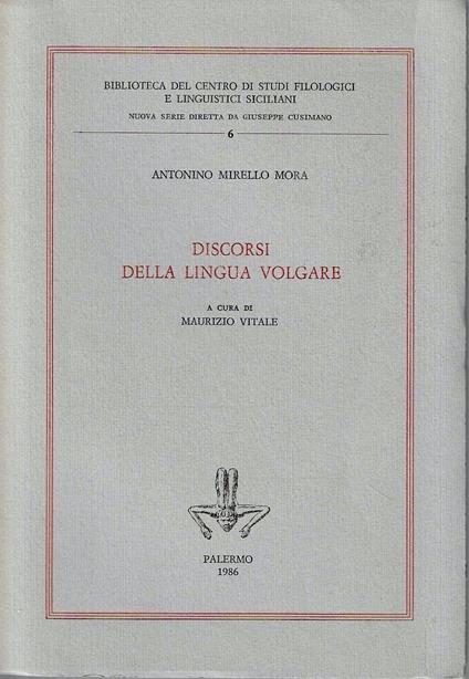 Discorsi della lingua volgare - copertina